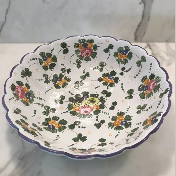 COTTURA HANDMADE FLORAL PATTERN BOWL SMALL - Picture 4 of 15